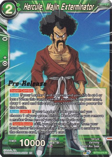 Hercule, Majin Exterminator (BT14-075) [Cross Spirits Prerelease Promos] | Tables and Towers