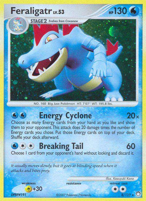 Feraligatr (8/123) [Diamond & Pearl: Mysterious Treasures] | Tables and Towers