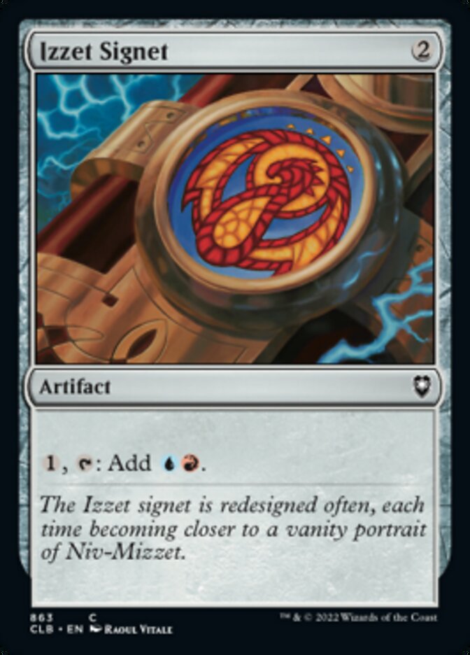 Izzet Signet [Commander Legends: Battle for Baldur's Gate] | Tables and Towers