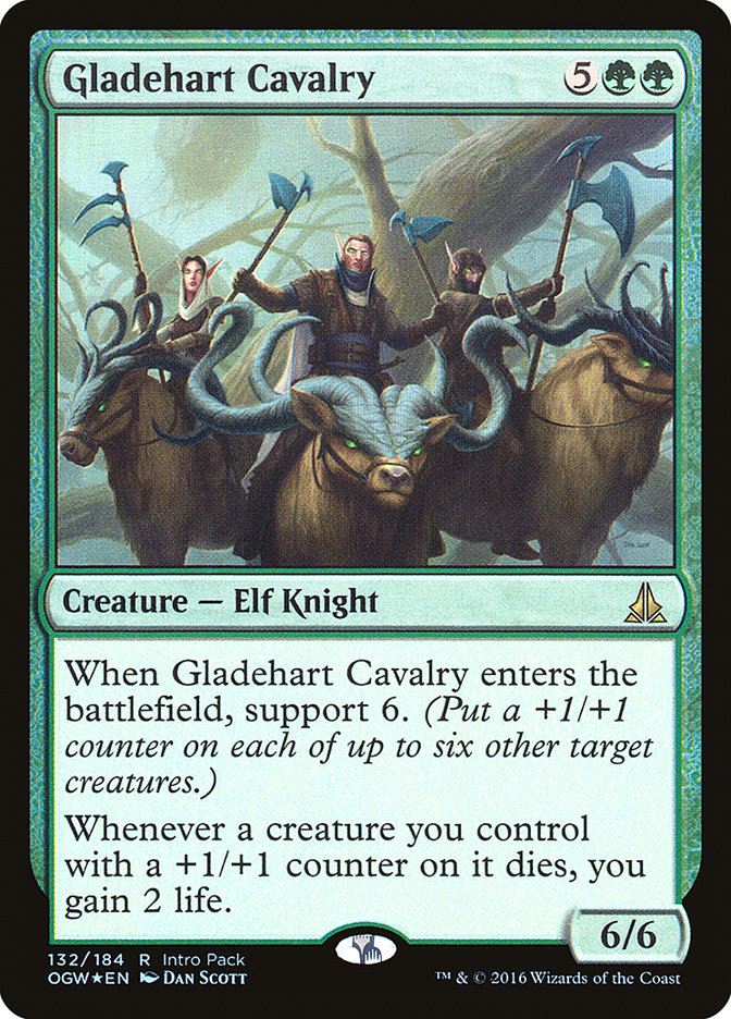 Gladehart Cavalry (Intro Pack) [Oath of the Gatewatch Promos] | Tables and Towers