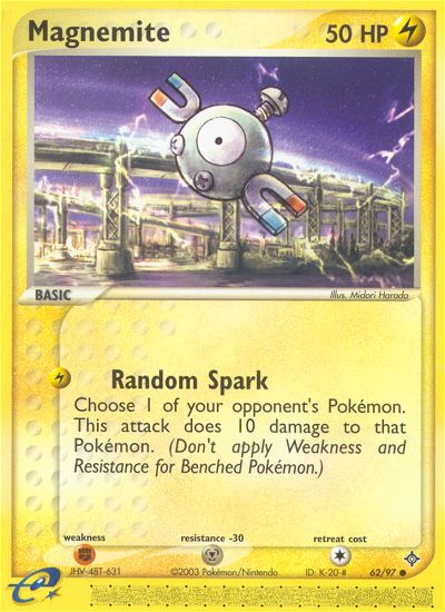 Magnemite (62/97) [EX: Dragon] | Tables and Towers