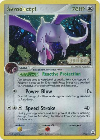 Aerodactyl (1/92) (Stamped) [EX: Legend Maker] | Tables and Towers