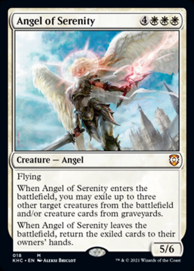 Angel of Serenity [Kaldheim Commander] | Tables and Towers