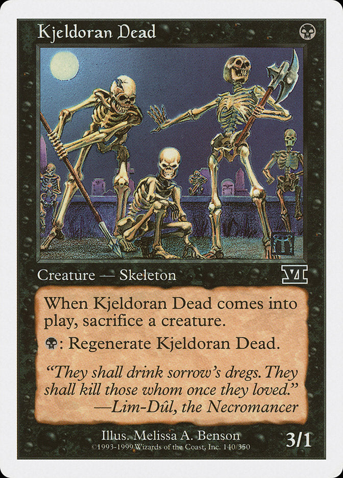 Kjeldoran Dead [Classic Sixth Edition] | Tables and Towers