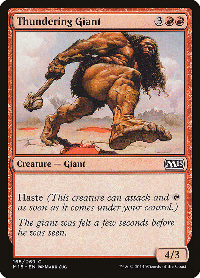 Thundering Giant [Magic 2015] | Tables and Towers