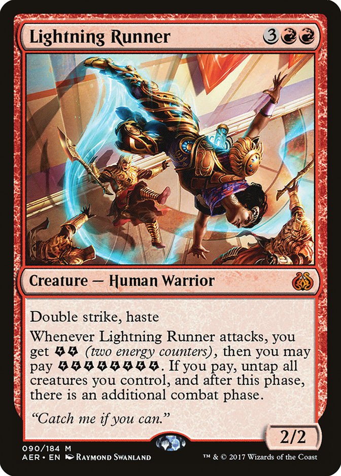 Lightning Runner [Aether Revolt] | Tables and Towers