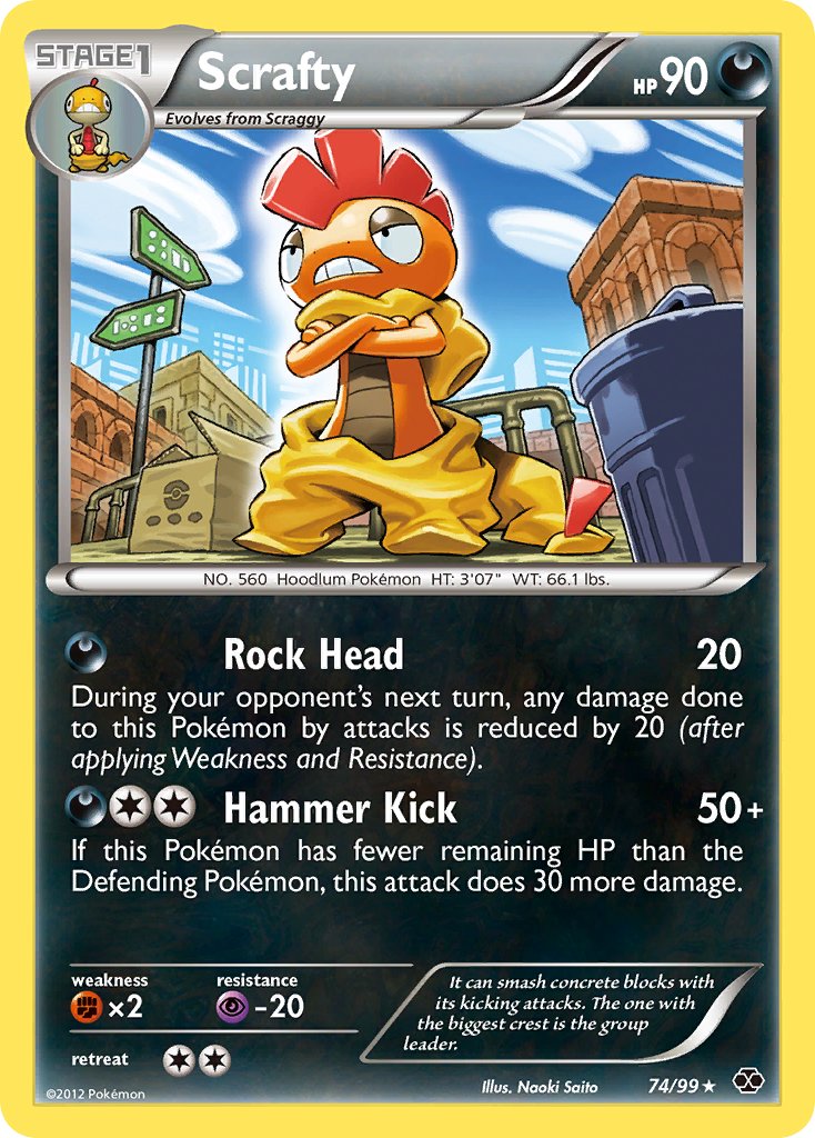 Scrafty (74/99) (Theme Deck Exclusive) [Black & White: Next Destinies] | Tables and Towers