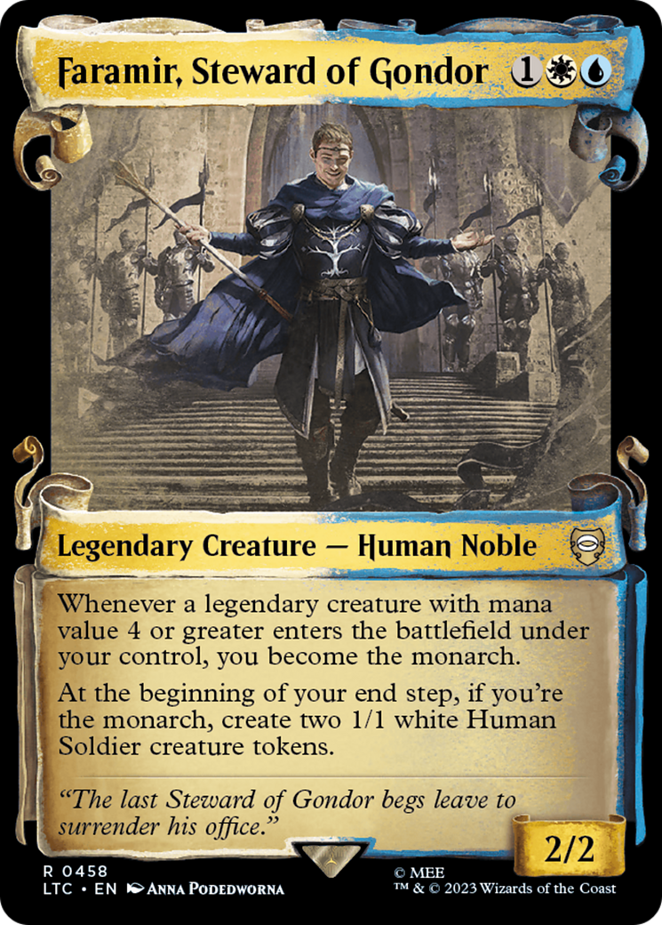 Faramir, Steward of Gondor [The Lord of the Rings: Tales of Middle-Earth Commander Showcase Scrolls] | Tables and Towers