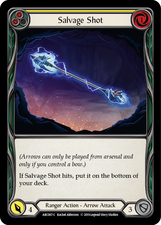 Salvage Shot (Yellow) [ARC067-C] (Arcane Rising)  1st Edition Rainbow Foil | Tables and Towers