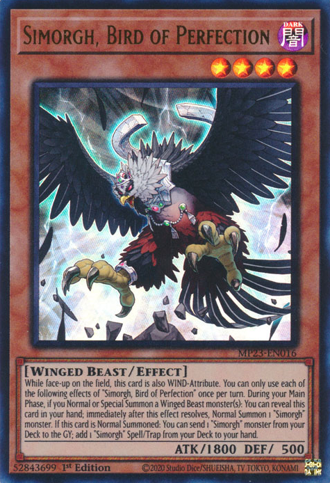 Simorgh, Bird of Perfection [MP23-EN016] Ultra Rare | Tables and Towers