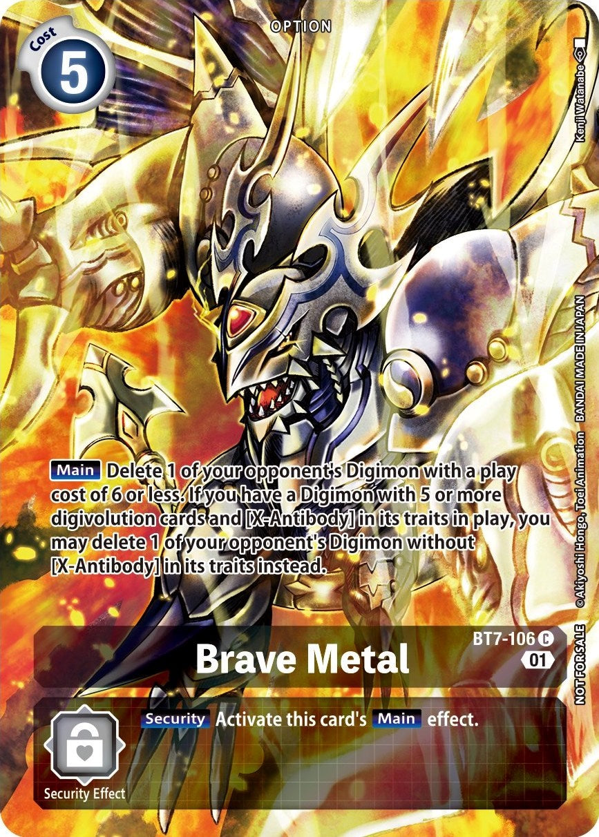 Brave Metal [BT7-106] (Premium Deck Set) [Next Adventure Promos] | Tables and Towers