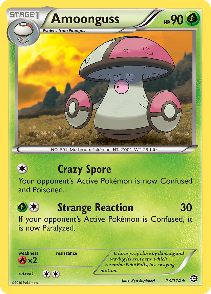 Amoonguss (13/114) [XY: Steam Siege] | Tables and Towers