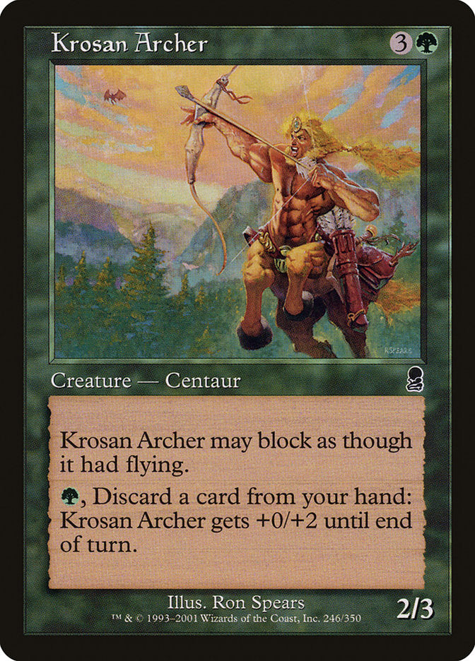 Krosan Archer [Odyssey] | Tables and Towers