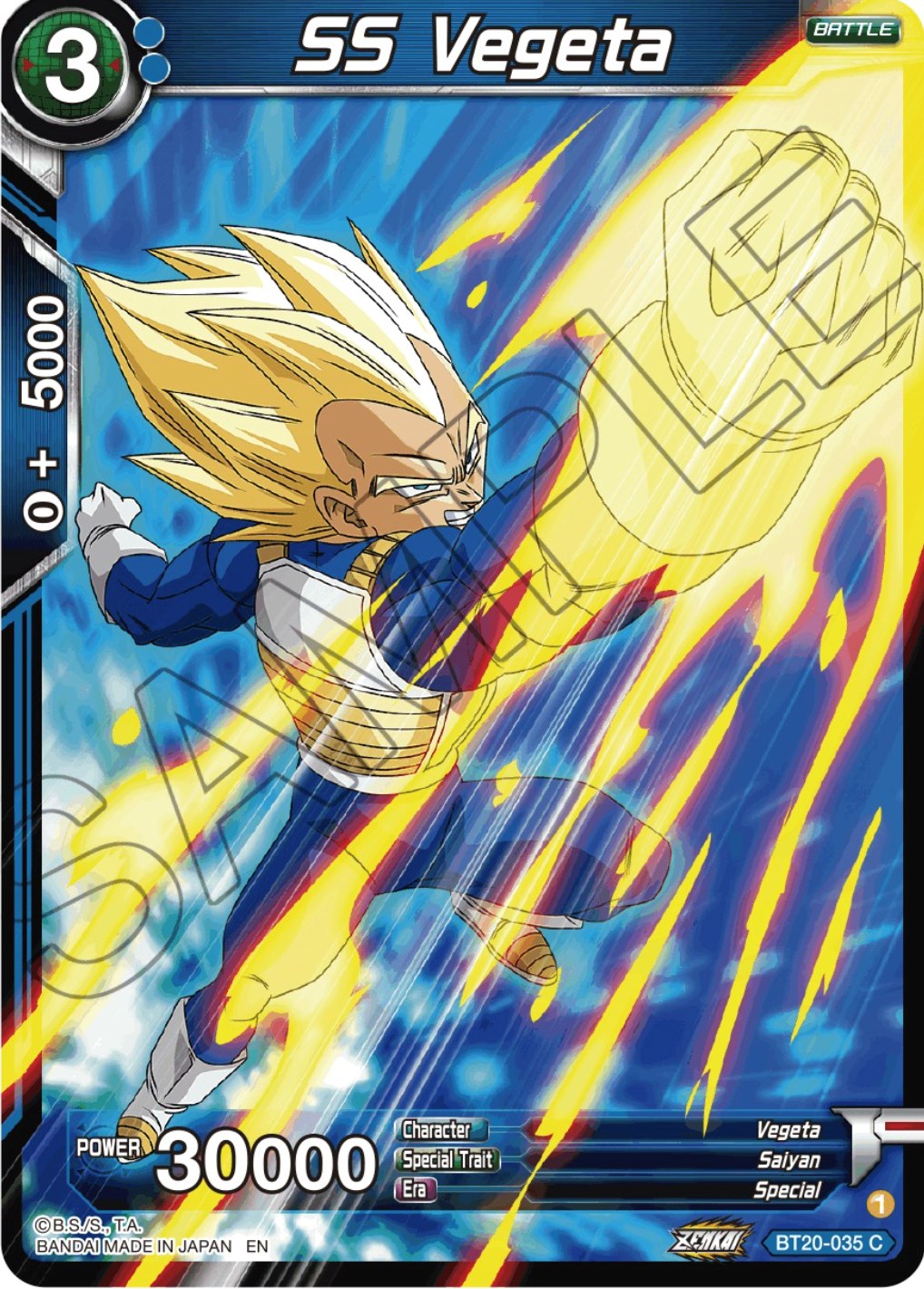 SS Vegeta (BT20-035) [Power Absorbed] | Tables and Towers