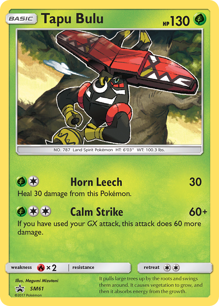 Tapu Bulu (SM61) [Sun & Moon: Black Star Promos] | Tables and Towers