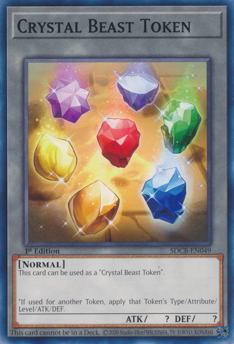 Crystal Beast Token [SDCB-EN049] Common | Tables and Towers