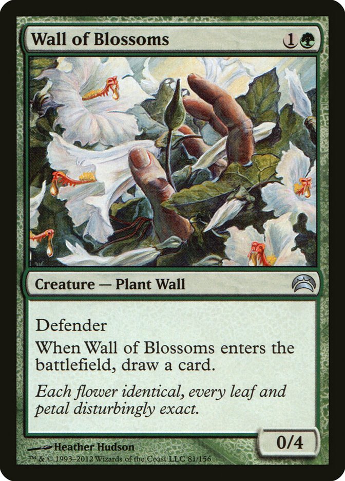 Wall of Blossoms [Planechase 2012] | Tables and Towers