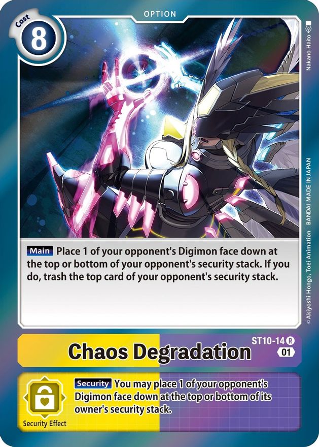 Chaos Degradation [ST10-14] [Starter Deck: Parallel World Tactician] | Tables and Towers