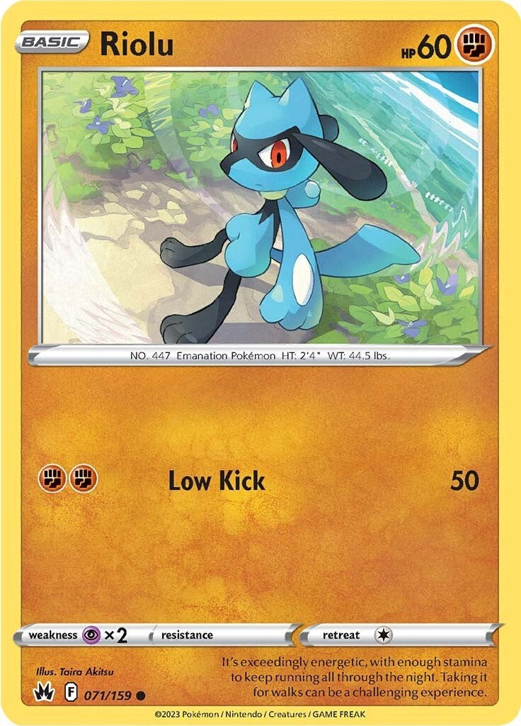 Riolu (071/159) [Sword & Shield: Crown Zenith] | Tables and Towers