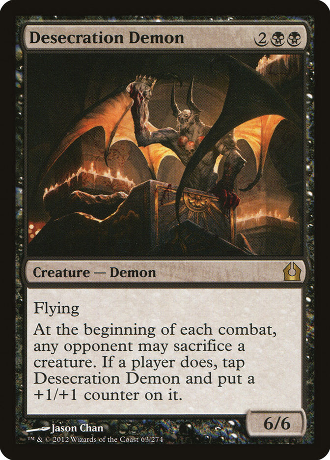 Desecration Demon [Return to Ravnica] | Tables and Towers