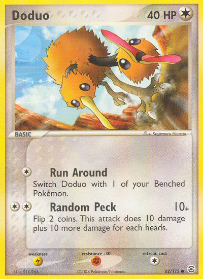 Doduo (62/112) [EX: FireRed & LeafGreen] | Tables and Towers