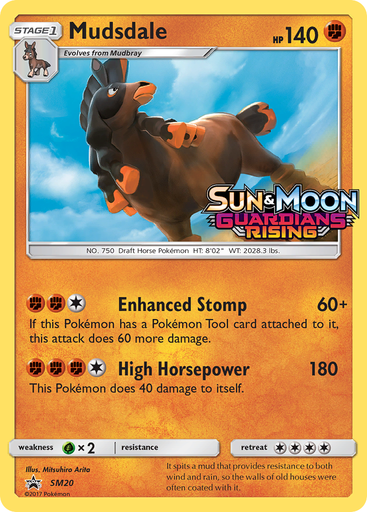 Mudsdale (SM20) [Sun & Moon: Black Star Promos] | Tables and Towers