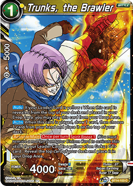 Trunks, the Brawler (BT14-103) [Cross Spirits] | Tables and Towers