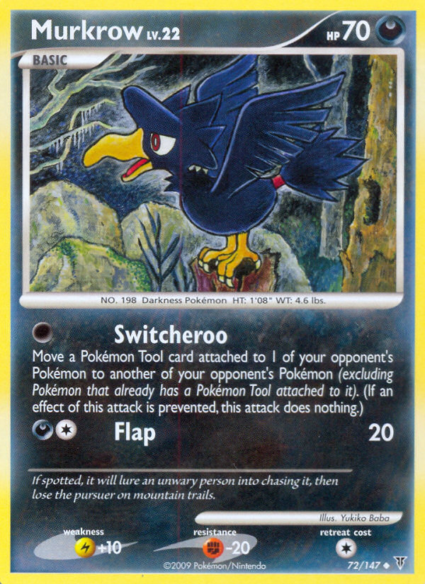 Murkrow (72/147) [Platinum: Supreme Victors] | Tables and Towers