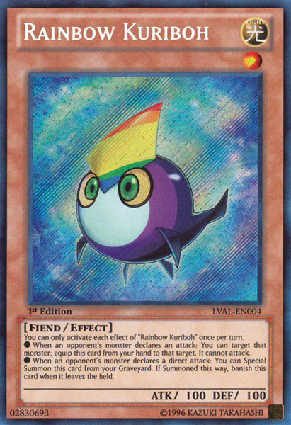 Rainbow Kuriboh [LVAL-EN004] Secret Rare | Tables and Towers