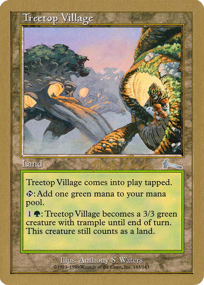 Treetop Village (Matt Linde) [World Championship Decks 1999] | Tables and Towers