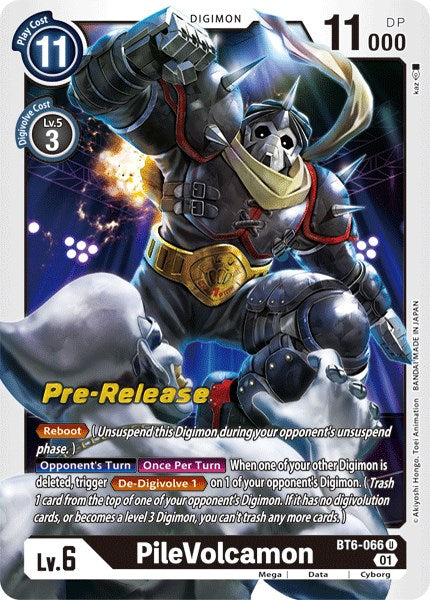 PileVolcamon [BT6-066] [Double Diamond Pre-Release Cards] | Tables and Towers