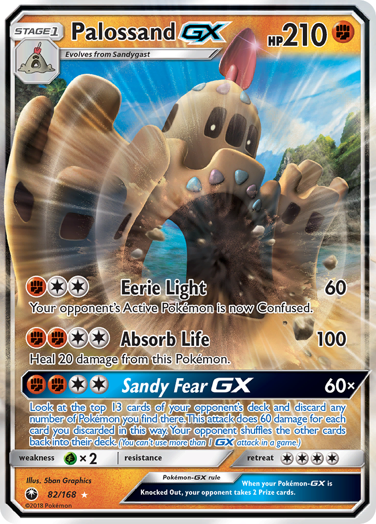 Palossand GX (82/168) [Sun & Moon: Celestial Storm] | Tables and Towers