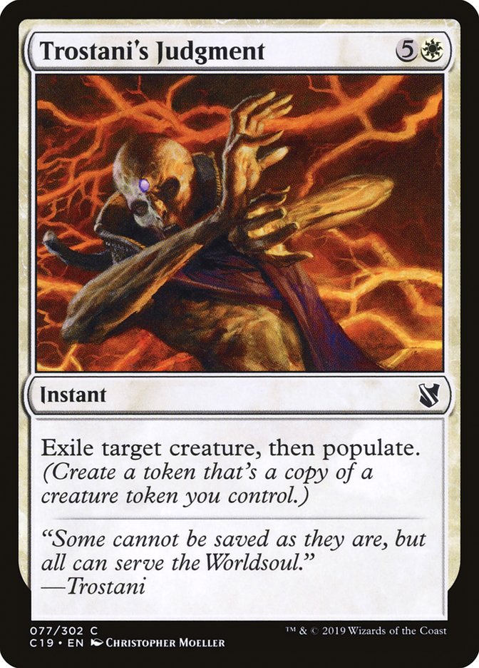Trostani's Judgment [Commander 2019] | Tables and Towers