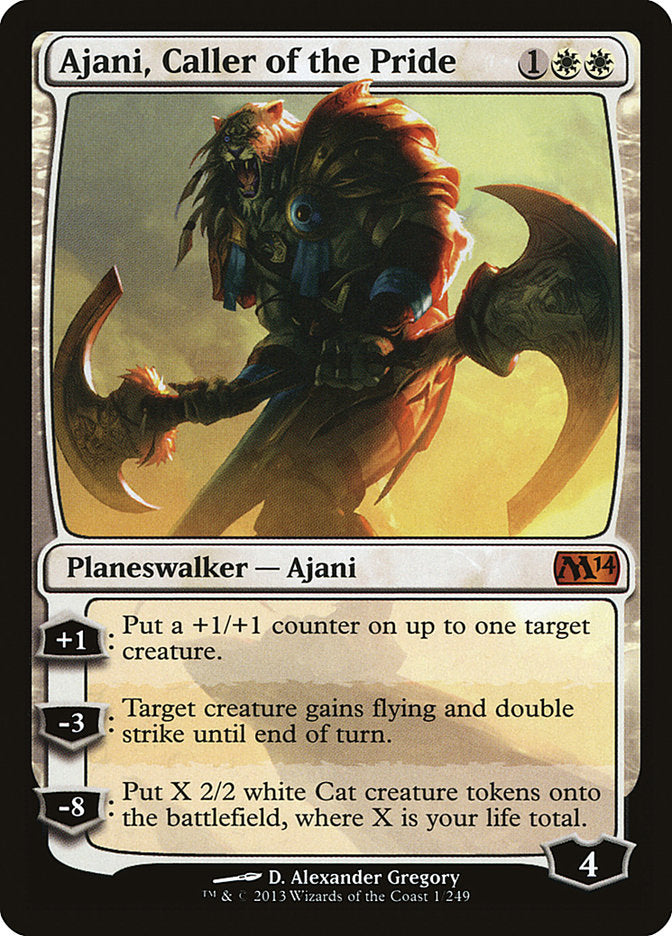 Ajani, Caller of the Pride [Magic 2014] | Tables and Towers