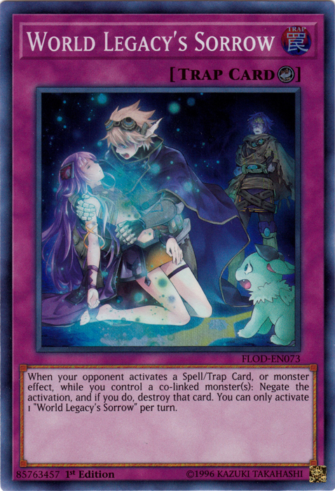 World Legacy's Sorrow [FLOD-EN073] Super Rare | Tables and Towers