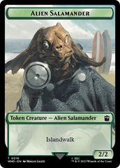 Alien Salamander // Mutant Double-Sided Token [Doctor Who Tokens] | Tables and Towers