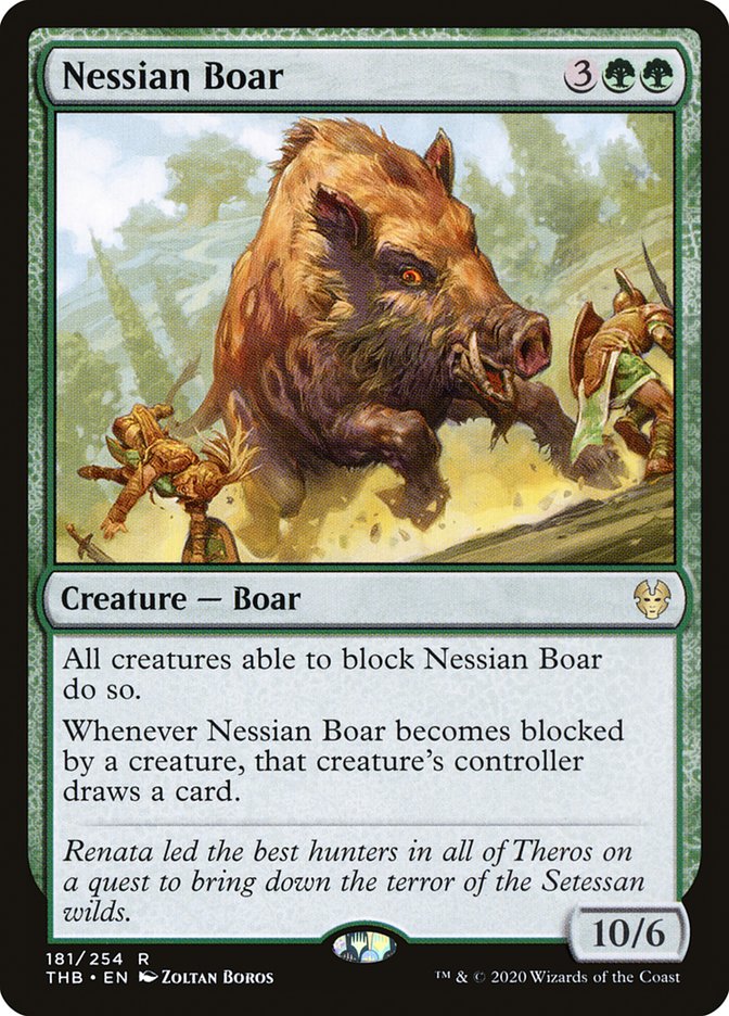 Nessian Boar [Theros Beyond Death] | Tables and Towers