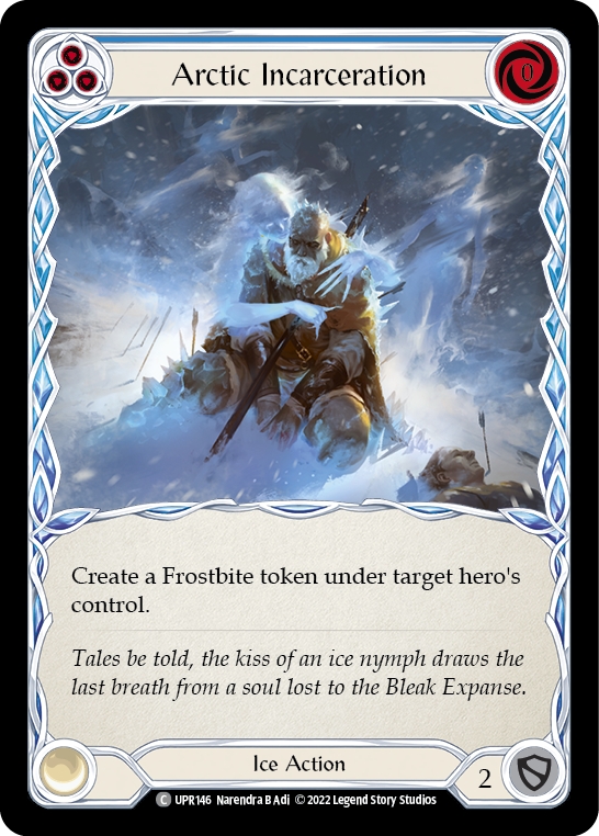 Arctic Incarceration (Blue) [UPR146] (Uprising)  Rainbow Foil | Tables and Towers