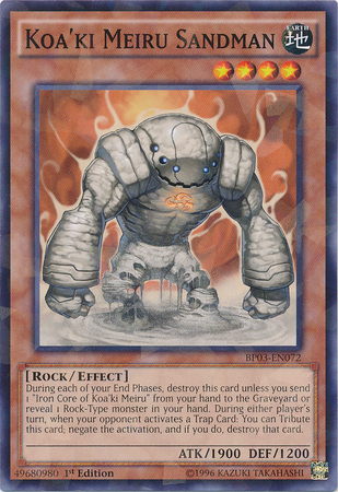 Koa'ki Meiru Sandman [BP03-EN072] Shatterfoil Rare | Tables and Towers