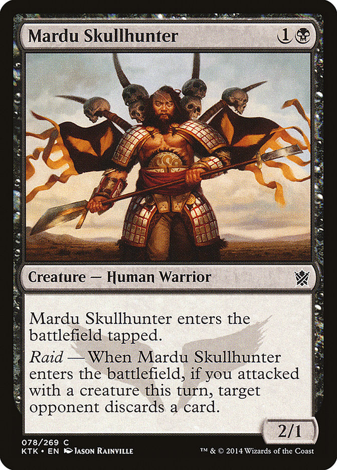 Mardu Skullhunter [Khans of Tarkir] | Tables and Towers