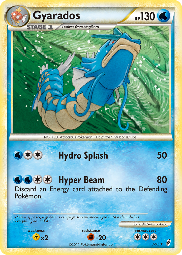 Gyarados (7/95) [HeartGold & SoulSilver: Call of Legends] | Tables and Towers