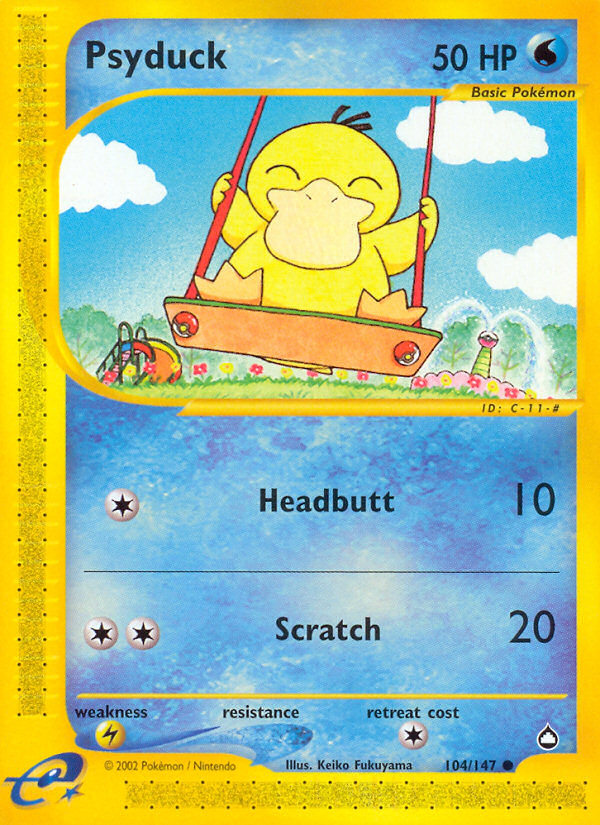 Psyduck (104/147) [Aquapolis] | Tables and Towers