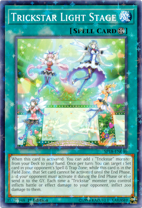 Trickstar Light Stage [SP18-EN040] Starfoil Rare | Tables and Towers