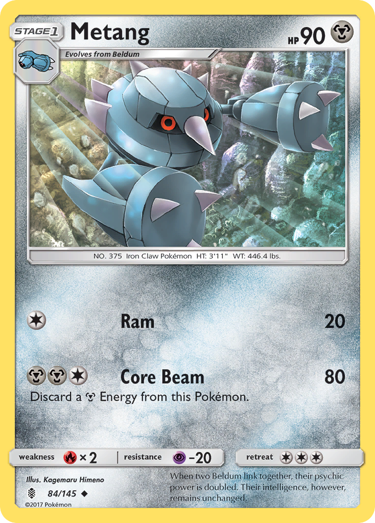 Metang (84/145) [Sun & Moon: Guardians Rising] | Tables and Towers