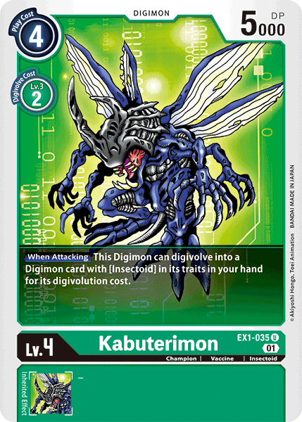 Kabuterimon [EX1-035] [Classic Collection] | Tables and Towers