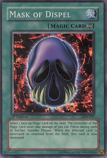 Mask of Dispel [LON-017] Super Rare | Tables and Towers