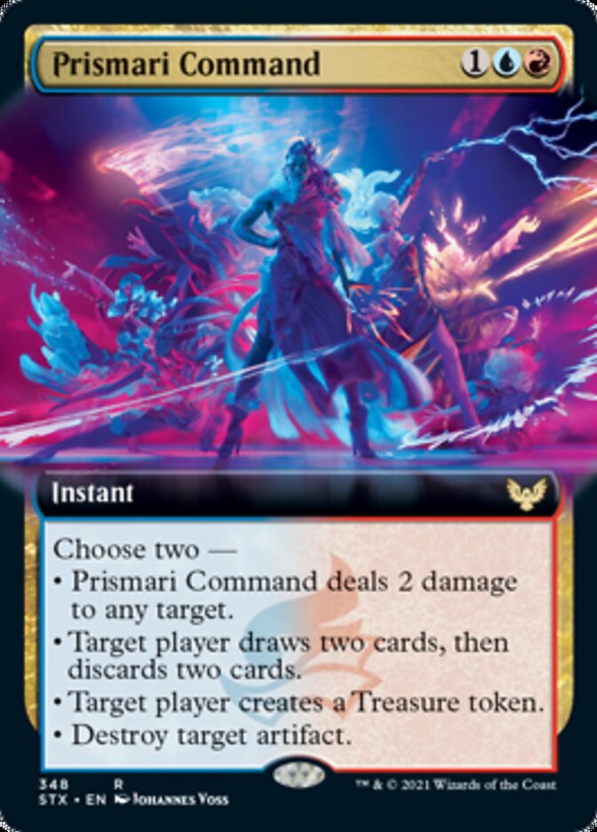 Prismari Command (Extended Art) [Strixhaven: School of Mages] | Tables and Towers