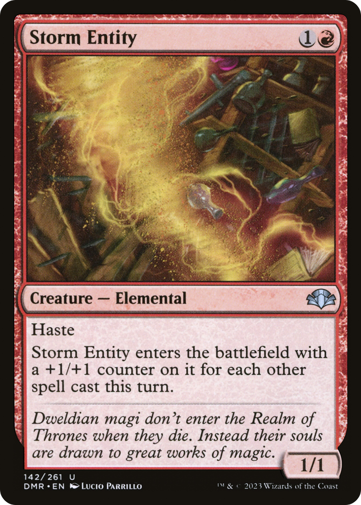 Storm Entity [Dominaria Remastered] | Tables and Towers