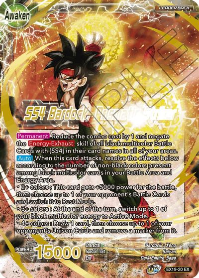 Bardock // SS4 Bardock, Prismatic Striker (EX19-20) [Special Anniversary Set 2021] | Tables and Towers