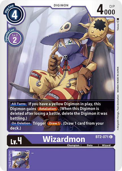 Wizardmon [BT2-071] [Release Special Booster Ver.1.0] | Tables and Towers